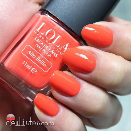 esmaltes de uñas Lola Make Up Tangerine Dream