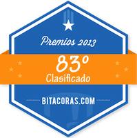 Clasificación en Premios Bitácoras 2013