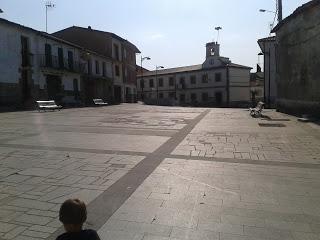 Plaza Salamanca, dónde también se encuentra el ayuntamiento de Lagunilla