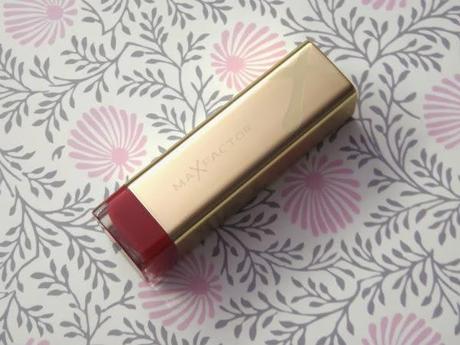 Buscando la barra de labios perfecta:Scarlet Ghost de Max Factor