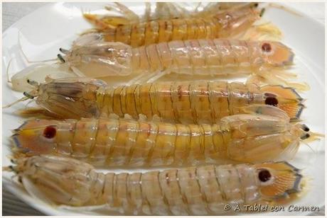 Galeras a la Plancha con suave Vinagreta de Foie