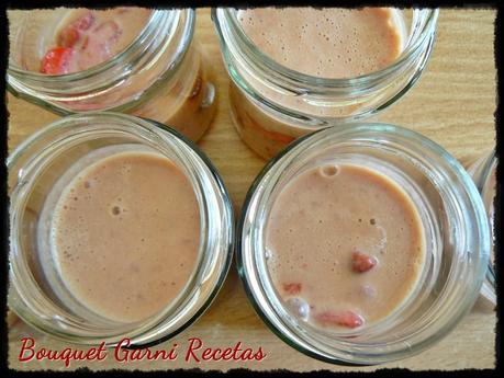 Copa de crema de frutillas al Oporto
