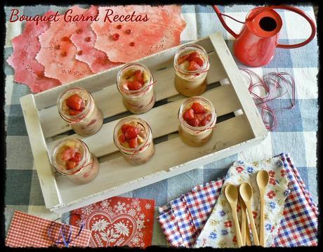 Copa de crema de frutillas al Oporto