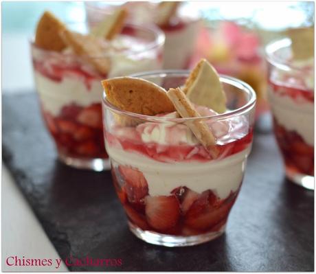 Vasito de Fresas para San Valetín