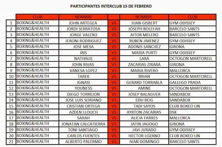 INTERCLUB BOXING & HEALTH