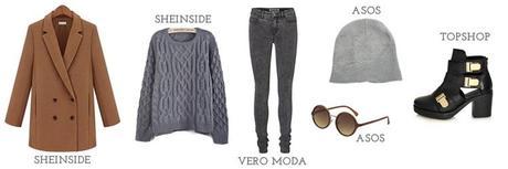 beanie_street-style_outfit camel_coat-grey_jumper_topshop-boots_asos-accesories