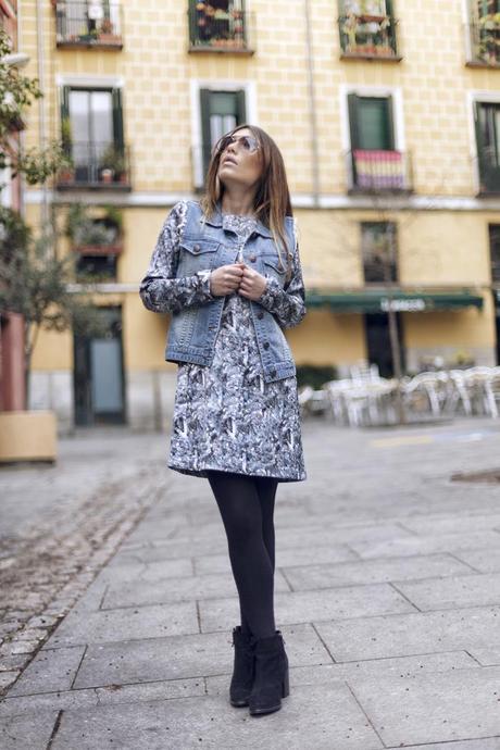 street style barbara crespo crystal print dress sheinside fashion blogger outfit street style barbara crespo crystal print dress sheinside fashion blogger outfit