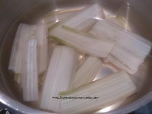 Librillos de pencas de acelgas rellenos-Receta para niños