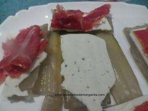 Librillos de pencas de acelgas rellenos-Receta para niños