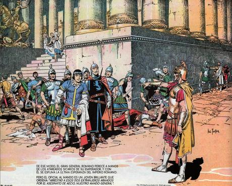 Harold Foster y el Principe Valiente