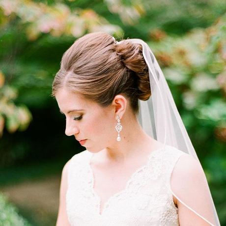 Fotos de peinados para novias con velo