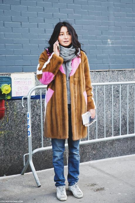 New_York_Fashion_Week-Street_Style-Fall_Winter-2015-Fur_Coat-Scarf