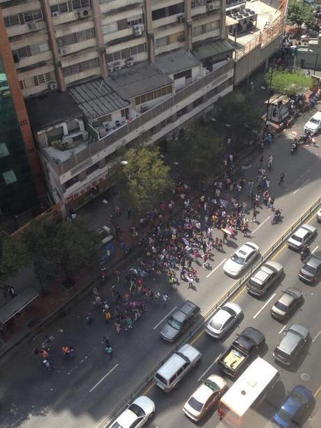 Venezuela en la calle protestando!!