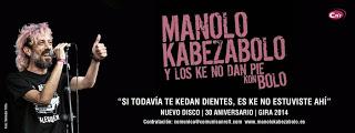 Manolo Kabezabolo celebra 30 años de trayectoria con disco y gira