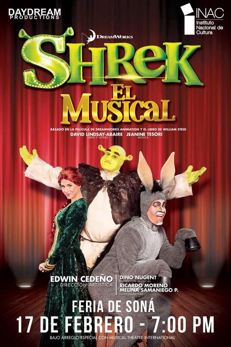 INAC presentará “Shrek EL Musical” en la Feria Veraguas, Soná