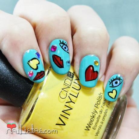 Uñas decoradas para el día de los enamorados Uñas decoradas para el día de los enamorados