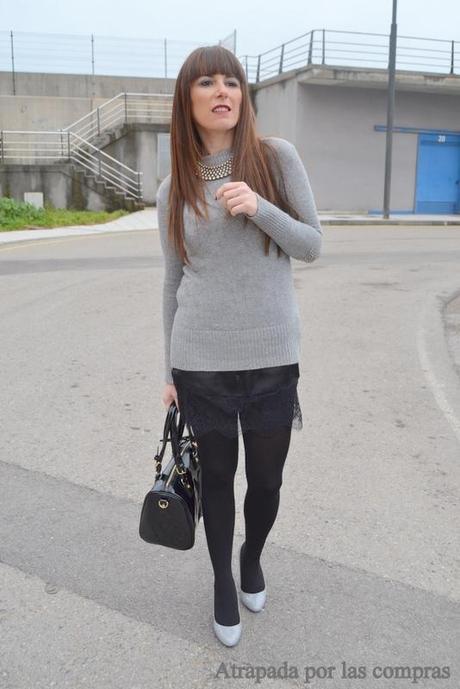 VESTIDO LENCERO Y JERSEY