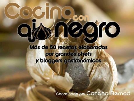 Cocina con ajo negro