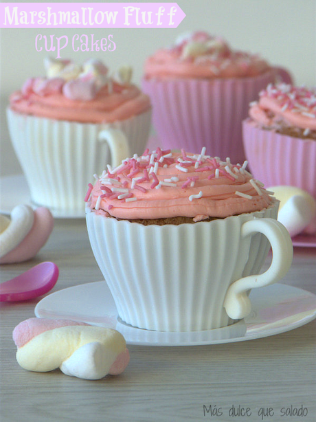 Marshmallow Fluff Cupcakes