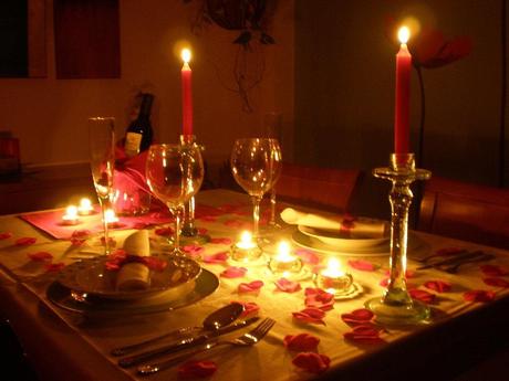 Detalles románticos para la cena de San Valentin