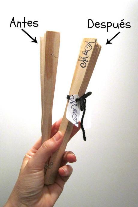 DIY Abanicos y Cajas con sello