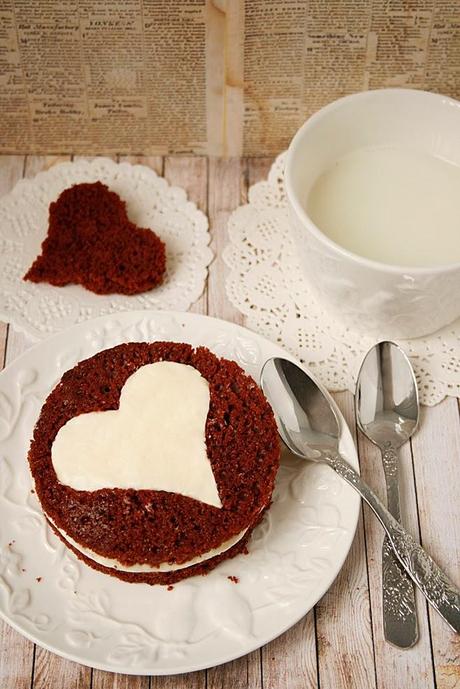 Tarta Red Velvet para San Valentín