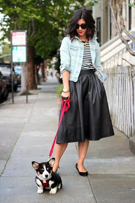 Looks Street: Falda Midi