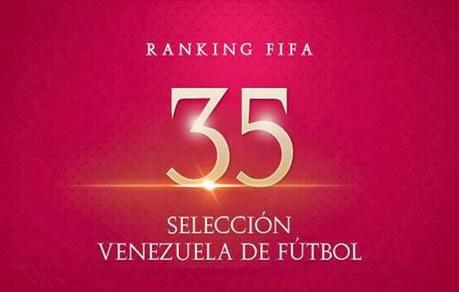 La vinotitno regresó al puesto 35 del Ranking FIFA