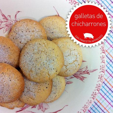 San Pancetín 2014: pastel de morcilla y galletas de chicharrones