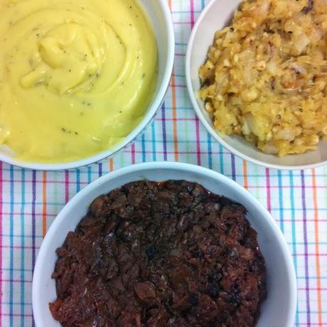 San Pancetín 2014: pastel de morcilla y galletas de chicharrones