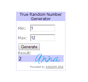 And the winner is....