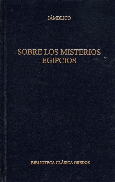 Sobre los Misterios Egipcios de Jámblico