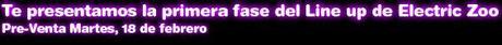 Te presentamos la primera fase del Line up de Electric Zoo