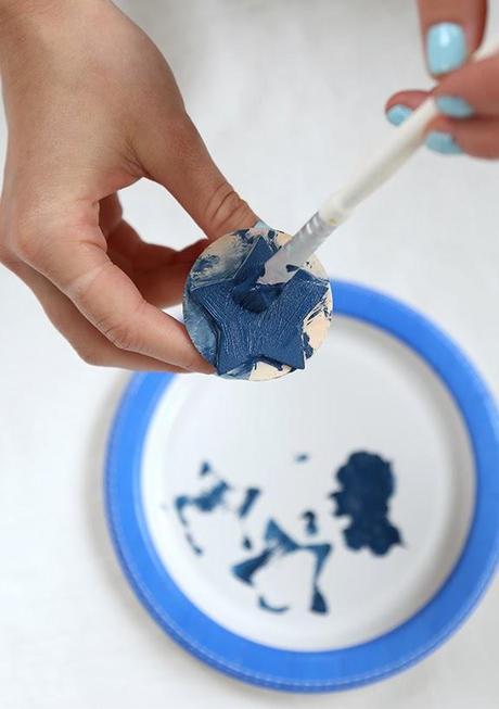 DIY.....MANTA PARA EL BEBE CON ESTRELLITAS