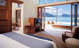 Bellos dormitorios en casa de playa