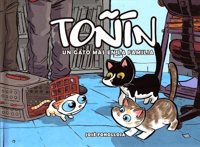 [Engullendo viñetas] 'Toñín. Un gato más en la familia', de José Fonollosa