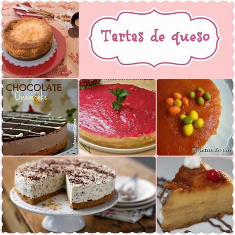 Tartas de queso. Paseo por la red.