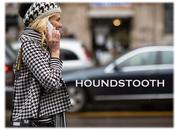 Street style inspiration; houndstooth.-