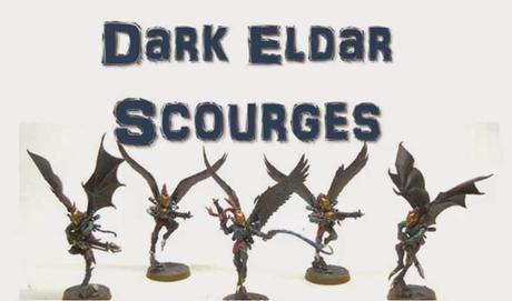 escuadra de  Azotes de los Eldars Oscuros para Warhammer 40000