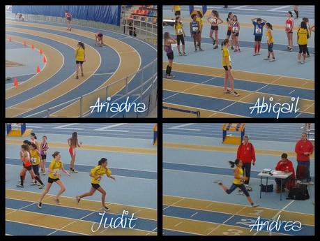 Campionat de Catalunya Infantil 4 x 200 . Pista Coberta.Sabadell