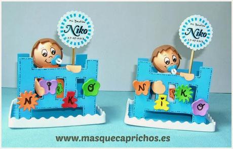 Detalles para el bautizo de Niko