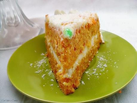 Tarta de zanahoria y coco ( Carret coconut cake )