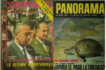 Revista Noticias, un botón basta de muestra para que comparemos con el golpe mediático a Illia en 1966.