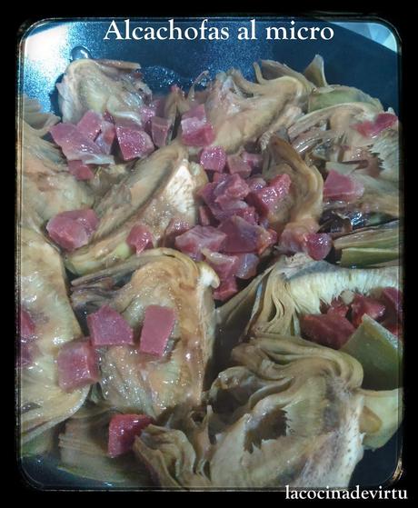 HOY COCINAMOS CON: Lidia Ugalde ALCACHOFAS AL MICROONDAS