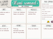 Menú semanal vamos preparándonos