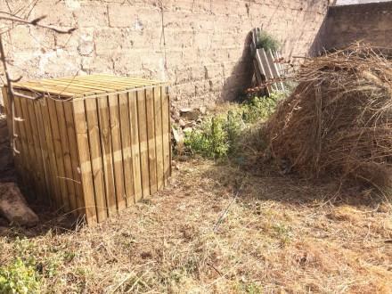 Montando una compostadora Compostadora en su lugar definitvo