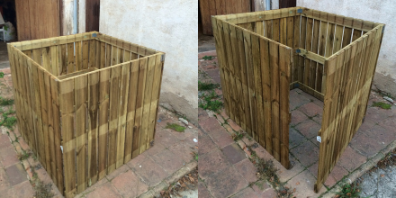 Montando una compostadora Compostadora