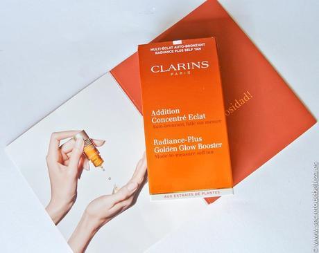 UN AUTOBRONCEADOR DIFERENTE: ADDITION CONCENTRÉ ECLAT DE CLARINS.