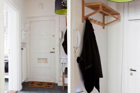 sistemas de almacenaje en decoración estilo nórdico escandinavo decoración en blanco Cómo crear espacio extra de almacenaje en casa cómo crear espacio extra de almacenaje blog estilo nórdico blog diseño decoración de interiores armarios empotrados estanterías baldas zapateros vitrinas Aprovechar las zonas de paso para almacenaje 