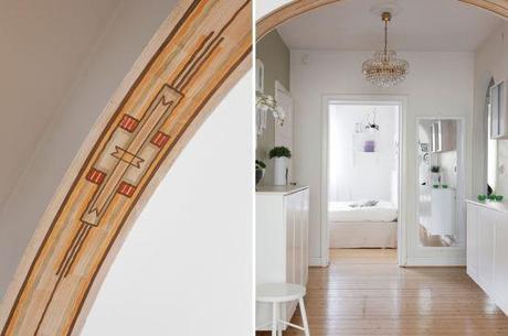 sistemas de almacenaje en decoración estilo nórdico escandinavo decoración en blanco Cómo crear espacio extra de almacenaje en casa cómo crear espacio extra de almacenaje blog estilo nórdico blog diseño decoración de interiores armarios empotrados estanterías baldas zapateros vitrinas Aprovechar las zonas de paso para almacenaje 